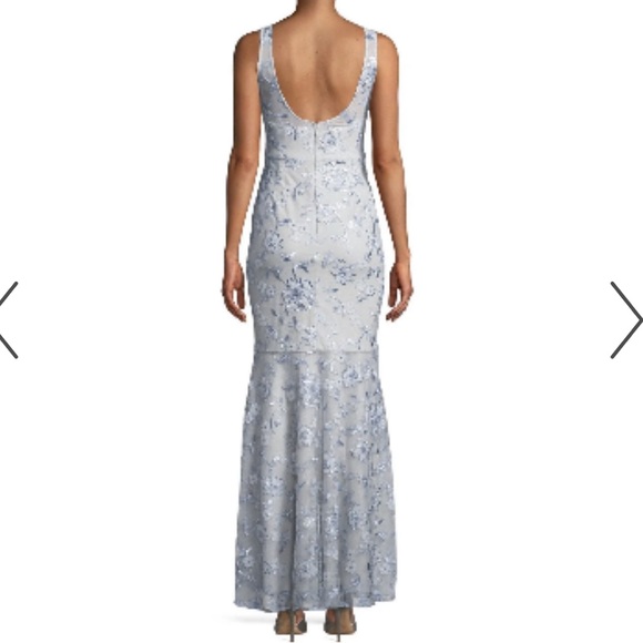 Nicole Miller Floral Gown - Picture 2 of 7